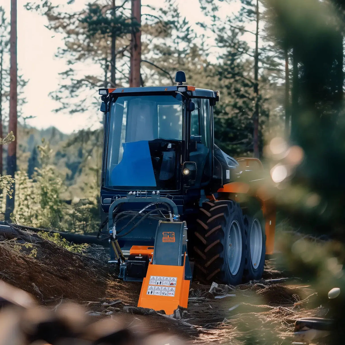 3-Point PTO Stump Grinder, 20-60 HP, Cat 1 & 2 Hookups, 12" Below & 18" Above Ground, 40° Cutting Arc, TMG-TSG24