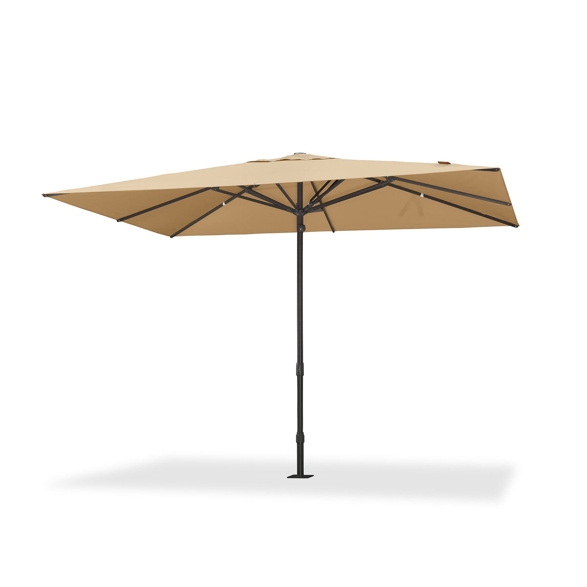 PURPLE LEAF Luxury Market Umbrella Heavy-Duty Commercial Hydraulic Semi-Automatic Patio Umbrella