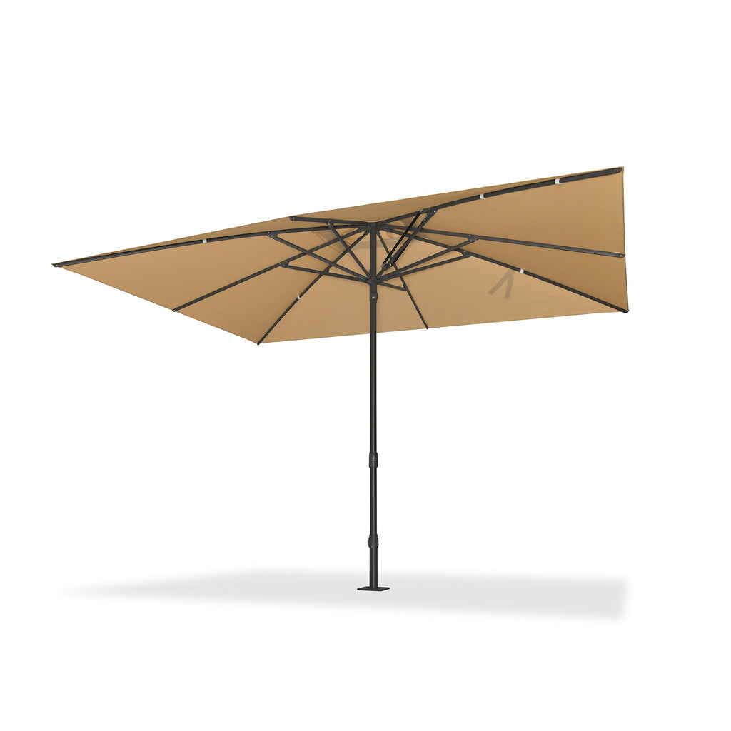 PURPLE LEAF Luxury Market Umbrella Heavy-Duty Commercial Hydraulic Semi-Automatic Patio Umbrella