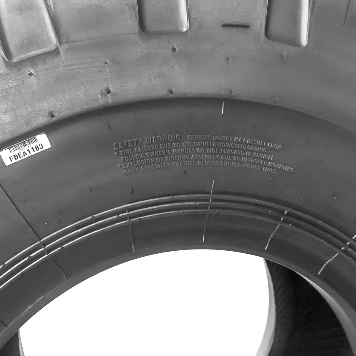 20-½" X 25" 20PR Wheel Loader Tire (E3/L3), (Discontinued – No Longer Available)