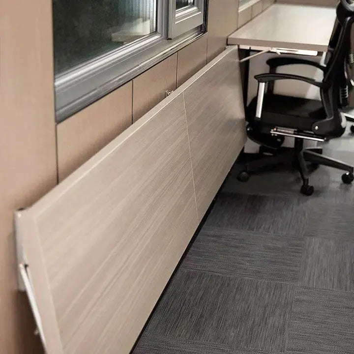 20' Custom Built Steel Container Office, Working Area & Manager's Office, 1 Leather Office Chair, 3 Ergonomic Office Chairs, TMG-SCO20