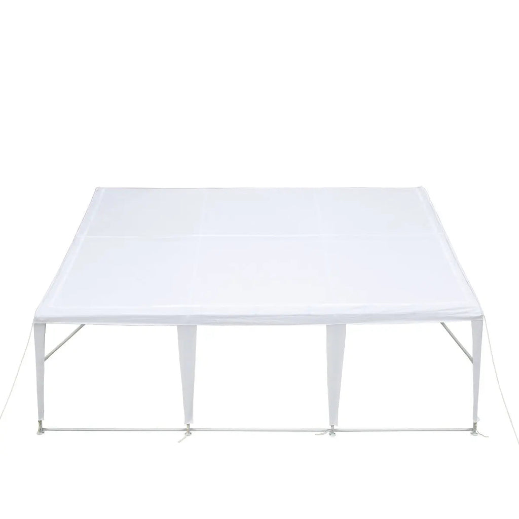 20' x 20' Heavy Duty Outdoor Party Tent, PE Tarpaulin Fabric, 6'6" Overhead, 10' Peak Ceiling, TMG-PT2020A