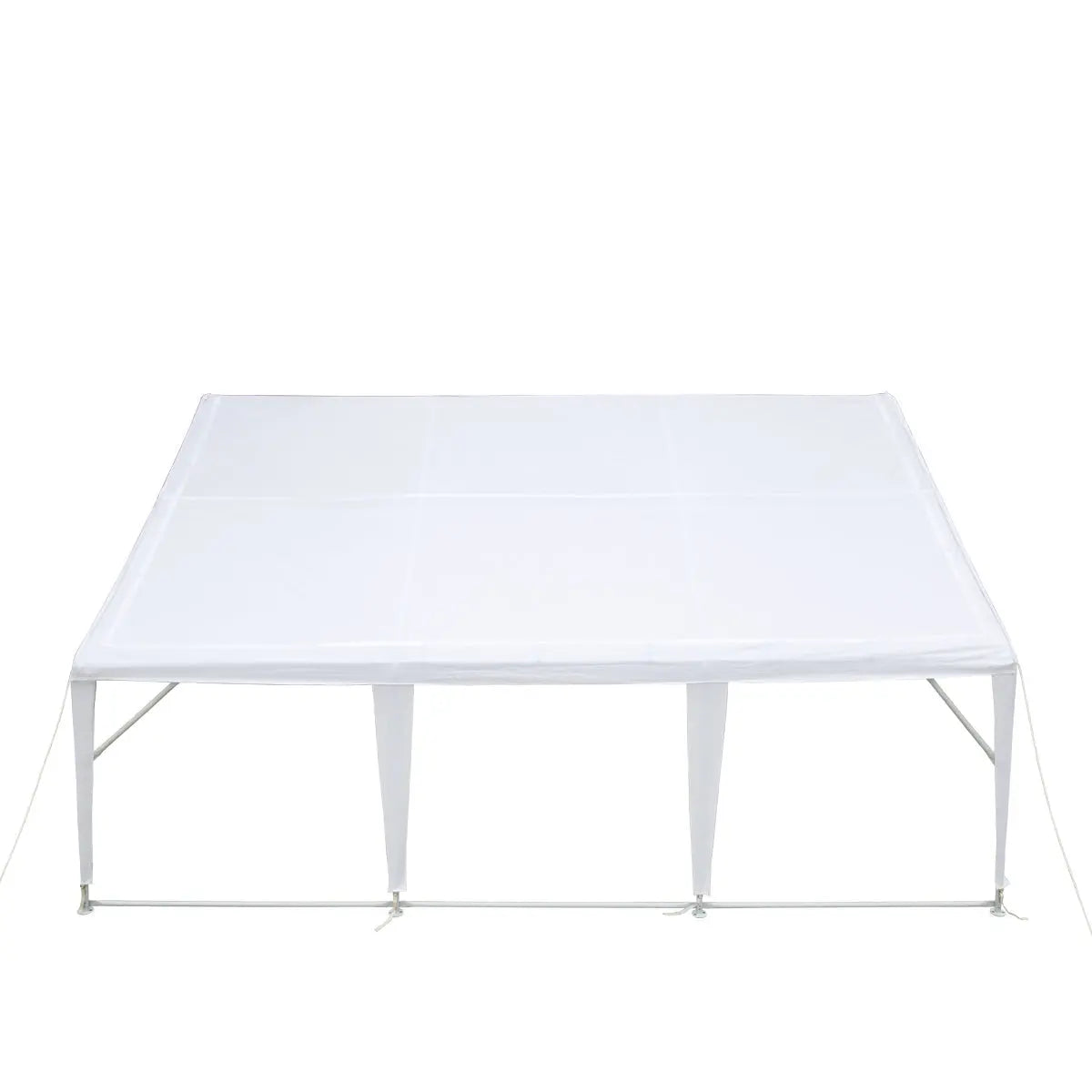 20' x 20' Heavy Duty Outdoor Party Tent, PE Tarpaulin Fabric, 6'6" Overhead, 10' Peak Ceiling, TMG-PT2020A