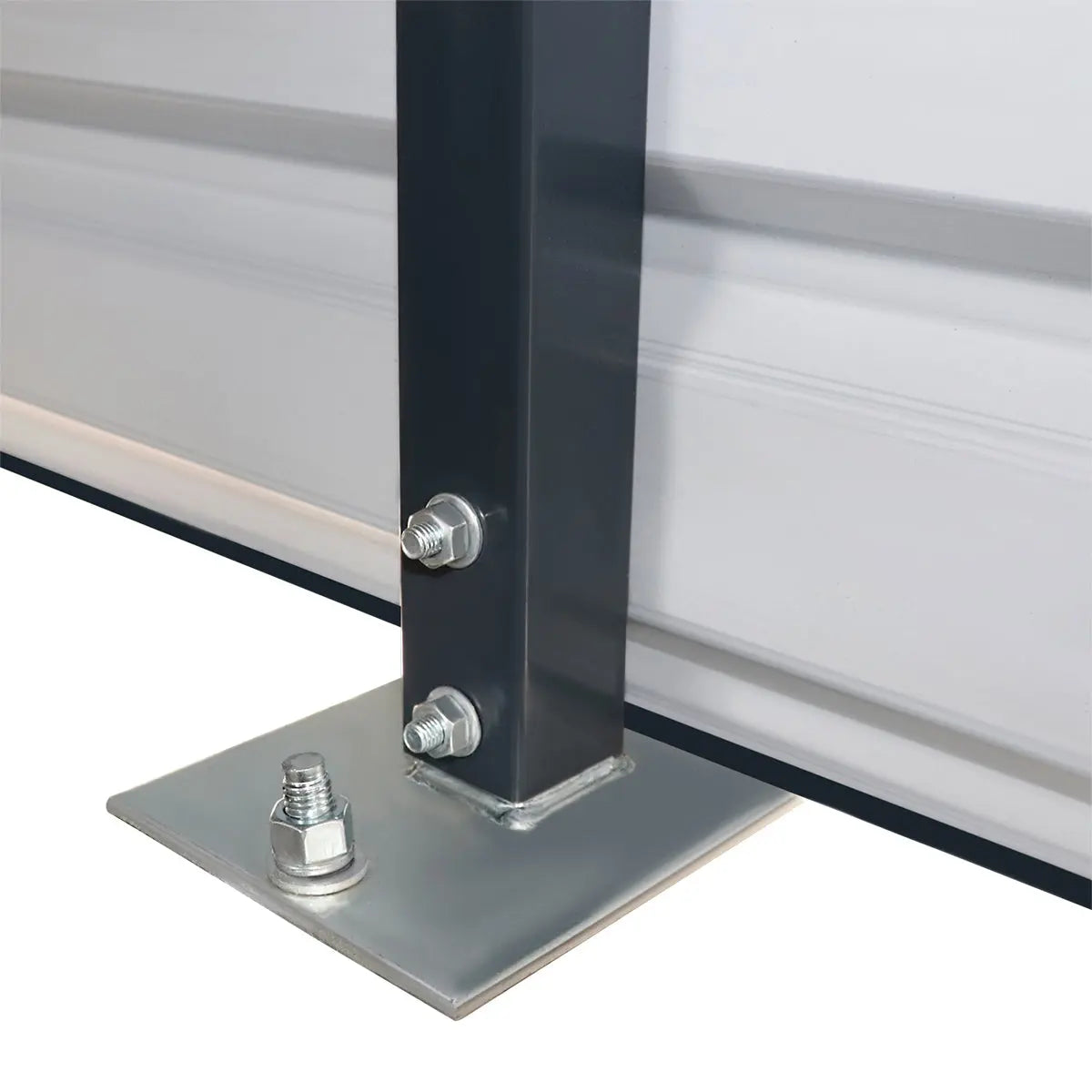 20' x 20' Metal Garage Shed, 9' High Double Front Doors, 13' Peak, 400 Sq-Ft TMG-MS2020