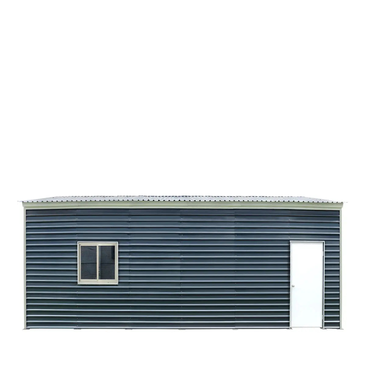 20' x 30' Metal Garage Shed, 9' High Double Front Doors, 13' Peak, 600 Sq-Ft TMG-MS2030