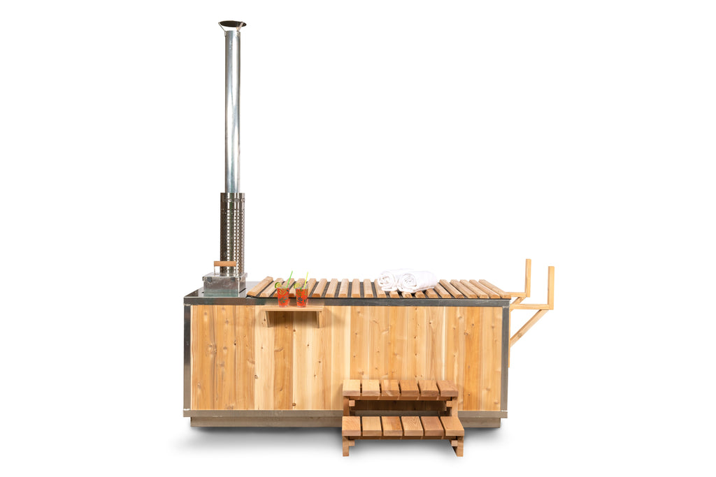 Canadian Timber LeisureCraft The Starlight – Bain à remous chauffé au bois