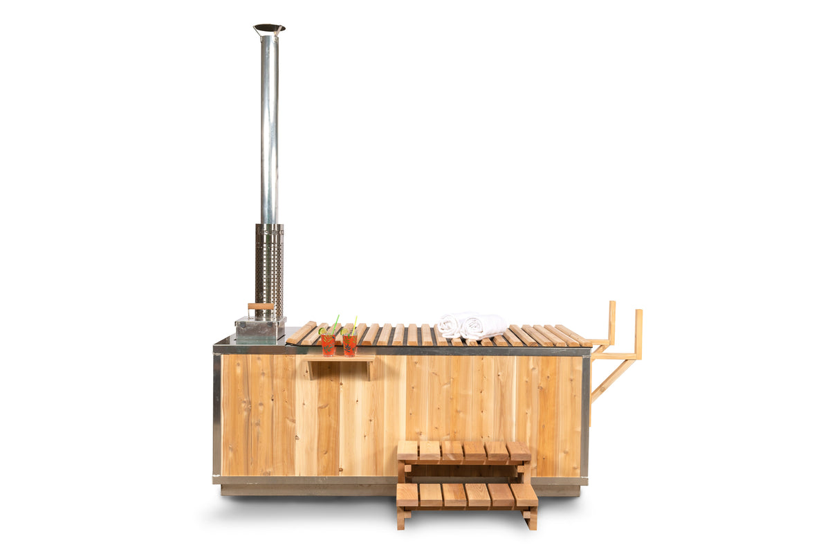 Canadian Timber LeisureCraft The Starlight – Bain à remous chauffé au bois