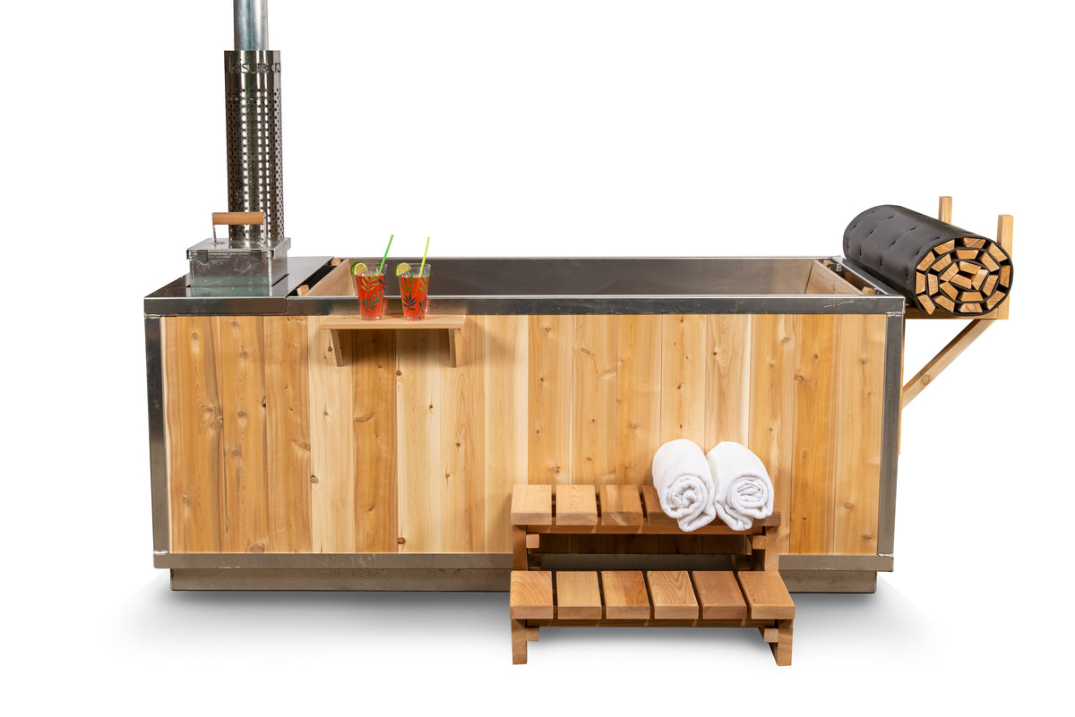 Canadian Timber LeisureCraft The Starlight – Bain à remous chauffé au bois