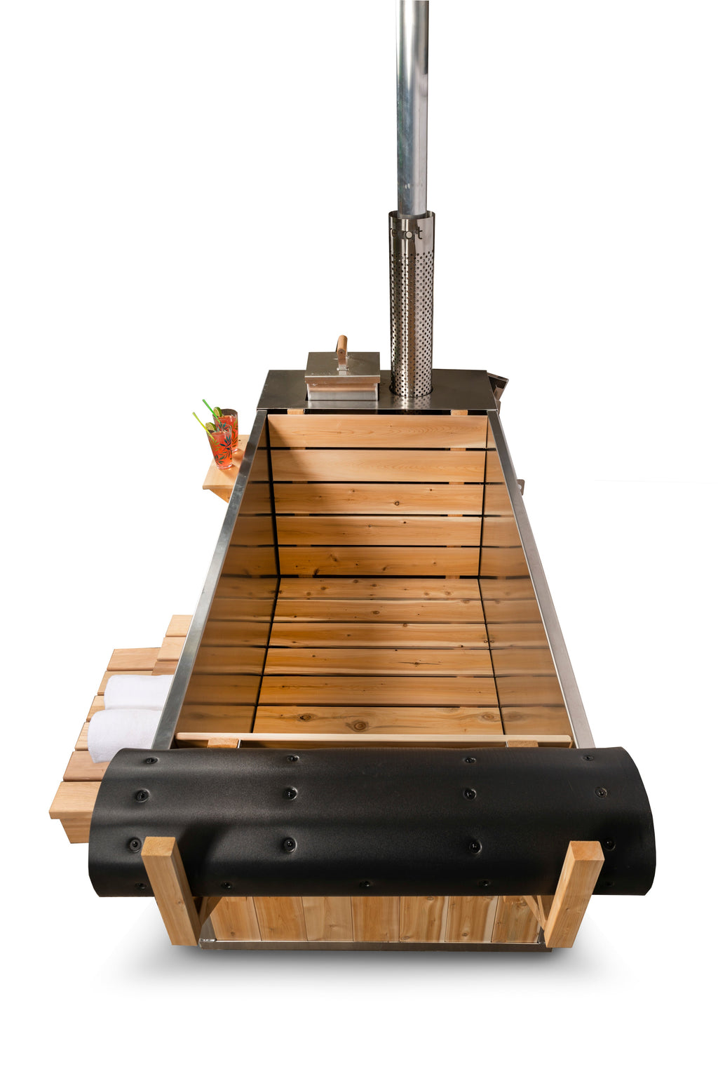 Canadian Timber LeisureCraft The Starlight – Bain à remous chauffé au bois