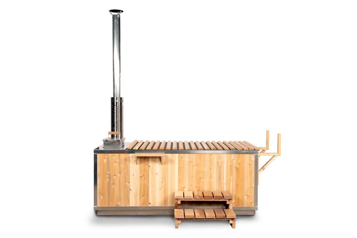 Canadian Timber LeisureCraft The Starlight – Bain à remous chauffé au bois
