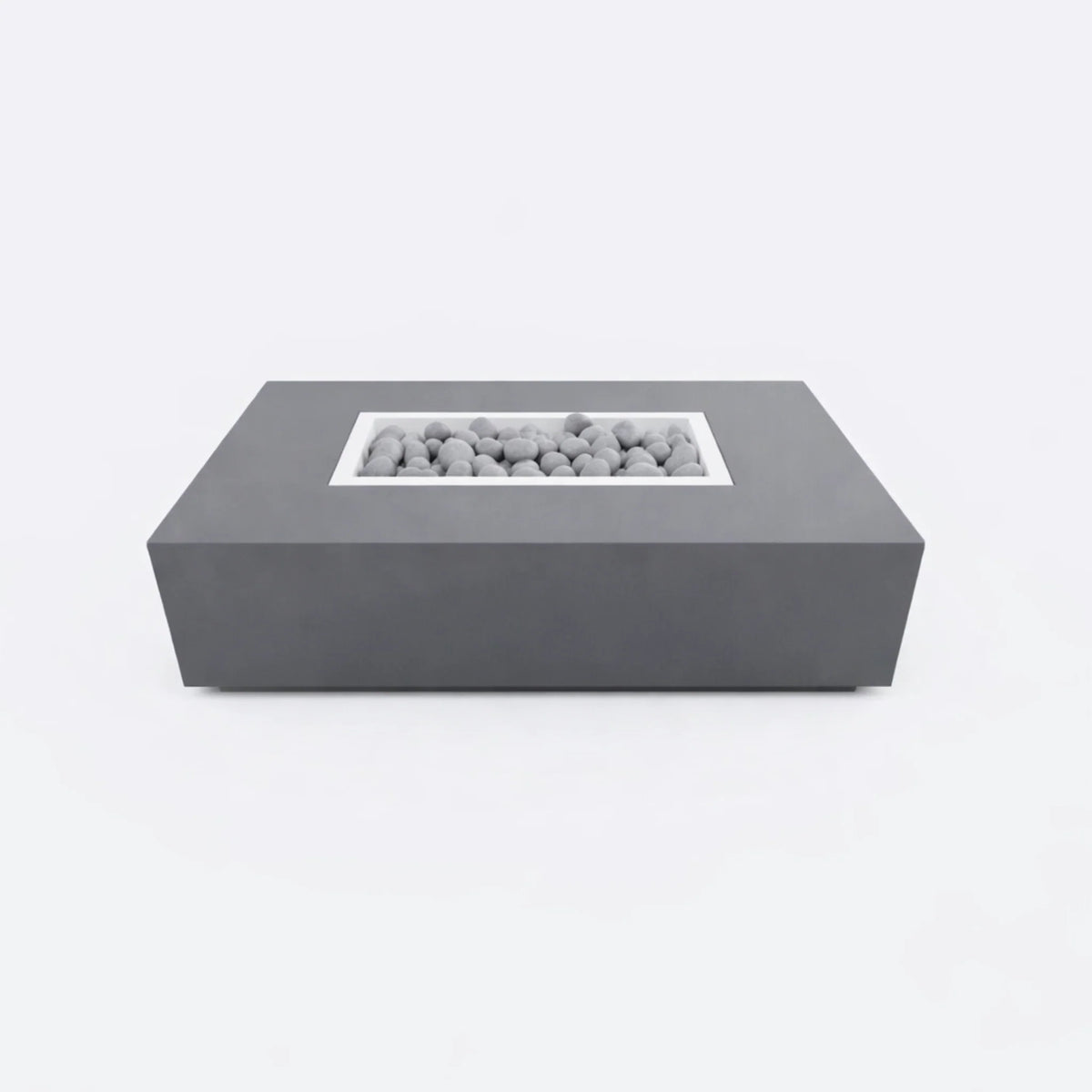 Concrete Fire Pit Table - Rectangular