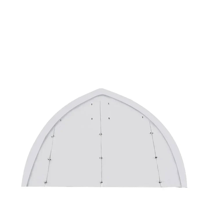 20' x 30' Arch Wall Peak Ceiling Storage Shelter with Heavy Duty 17 oz PVC Cover & Drive Through Doors, TMG-ST2032PV (Previously ST2031PV)