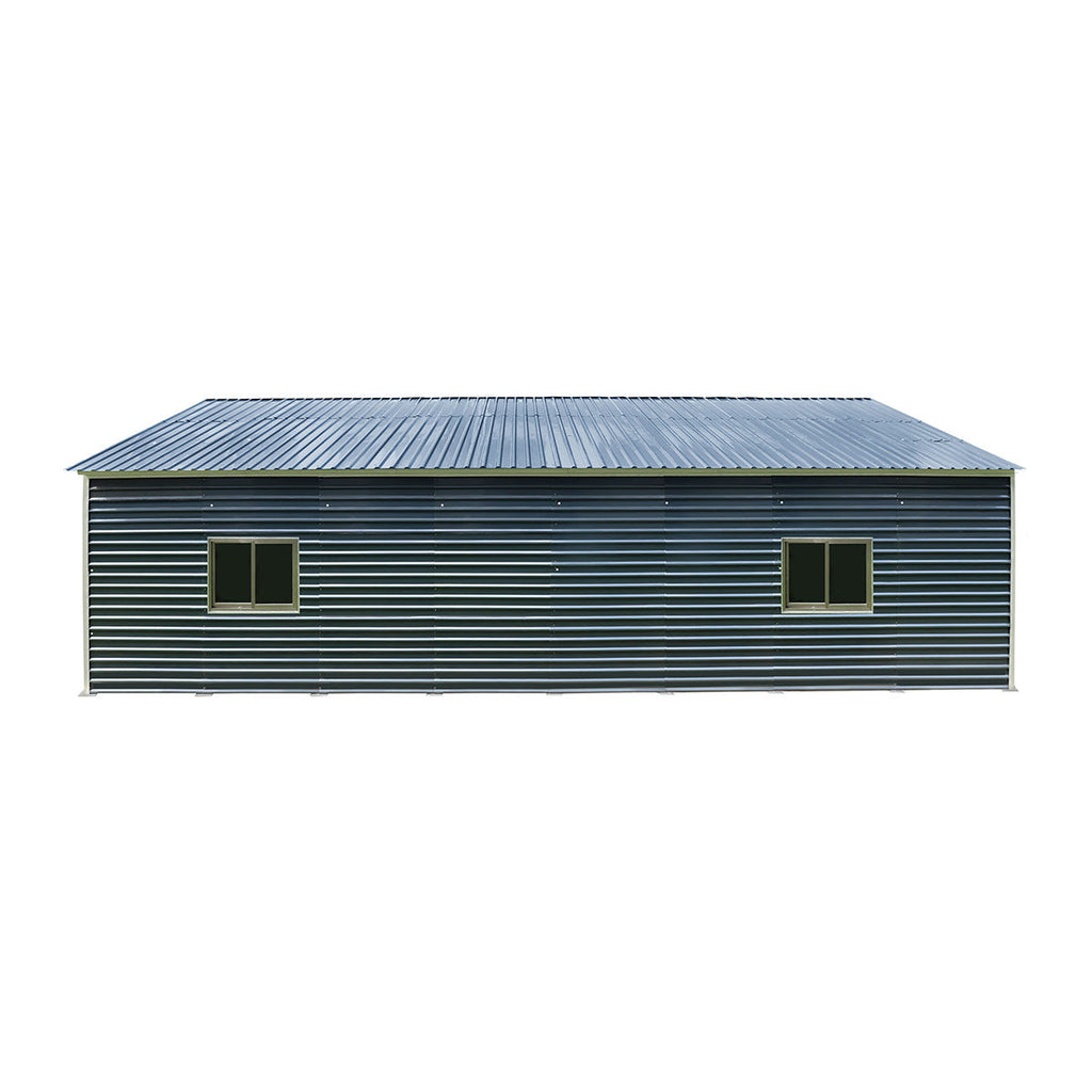 20' x 40' Metal Garage Shed, 9' High Double Front Doors, 13' Peak, 800 Sq-Ft TMG-MS2040