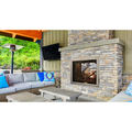 CUR - DV SEE THRU FIREPLACE