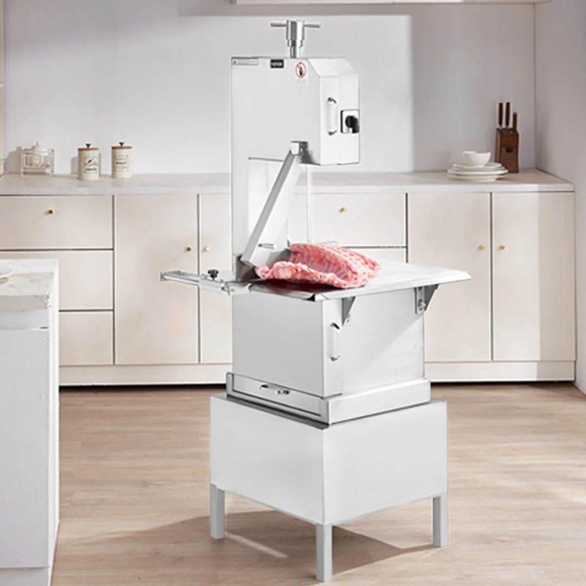 2200W Electric Meat Bandsaw, Up to 8.7" Cutting Thickness, Stainless Steel, 3300lbs of Meat/ hr, DOBA-EMB9