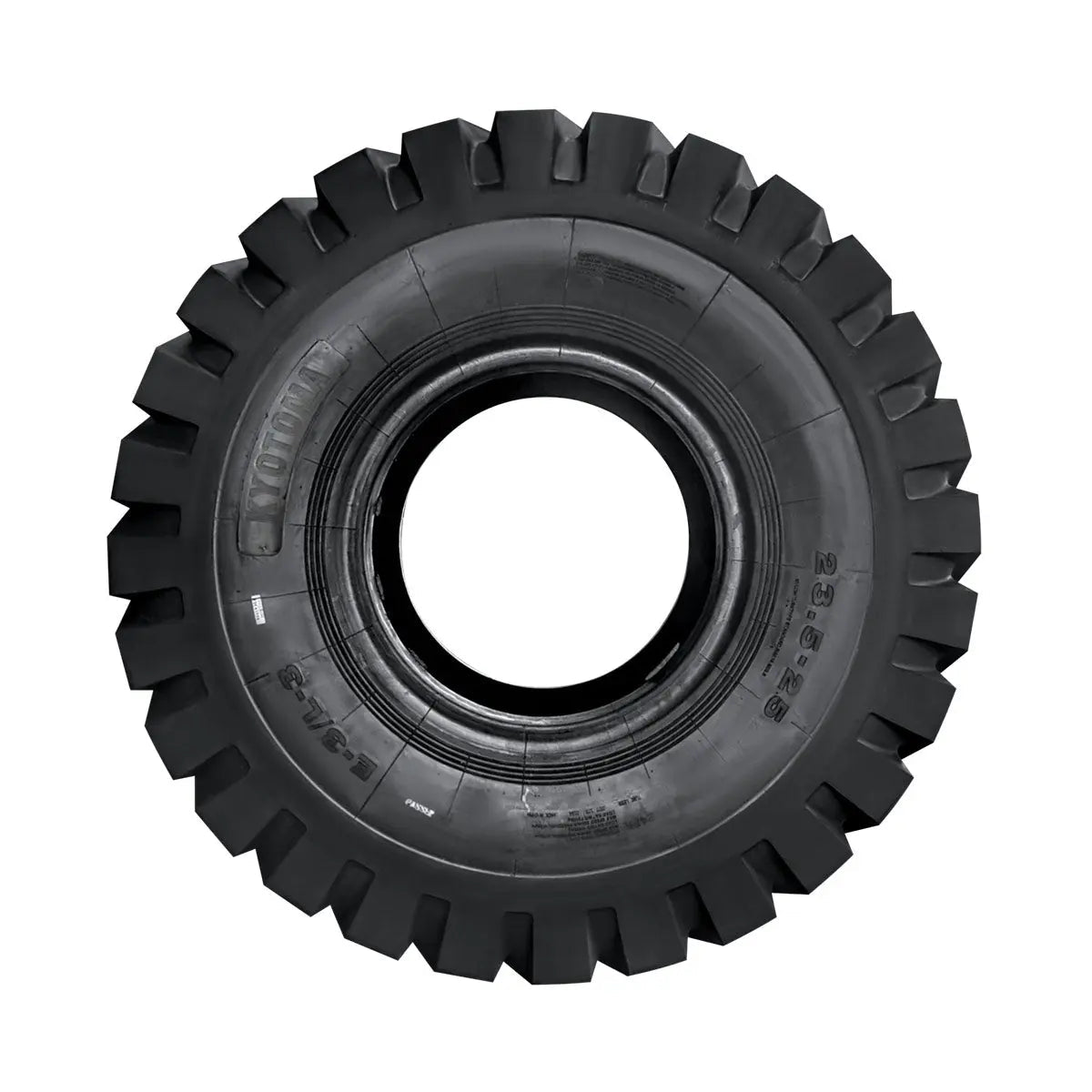 23-½" X 25" 24PR Wheel Loader Tire (E3/L3), (Discontinued – No Longer Available)