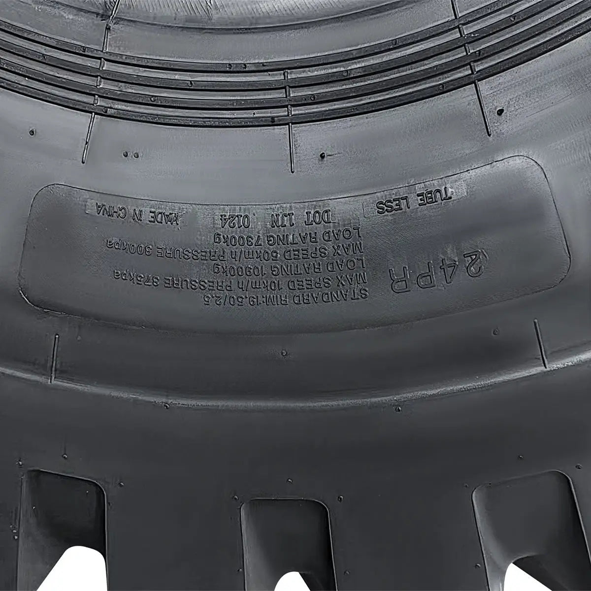 23-½" X 25" 24PR Wheel Loader Tire (E3/L3), (Discontinued – No Longer Available)