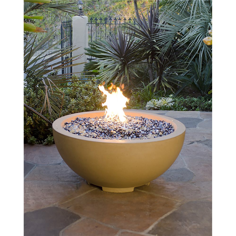 American Fyre Designs Cafe Blanco – Brasero vasque 32" au propane