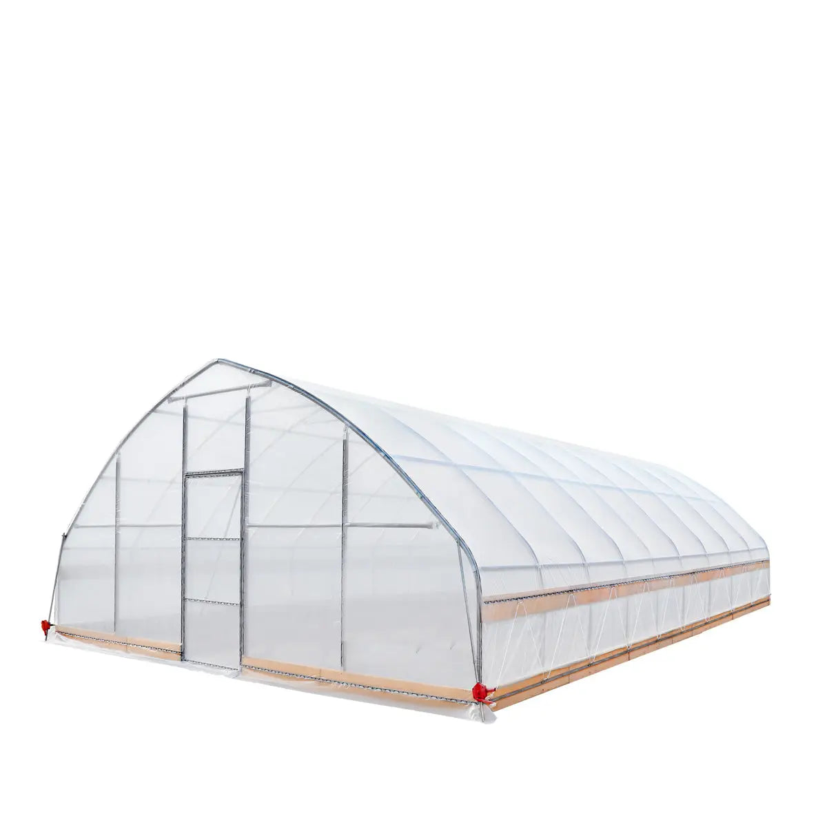 25' x 40' Tunnel Greenhouse Grow Tent w/6 Mil Clear EVA Plastic Film, Cold Frame, Hand Crank Roll-Up Sides, Peak Ceiling Roof, TMG-GH2540-V2(Previously GH2540)