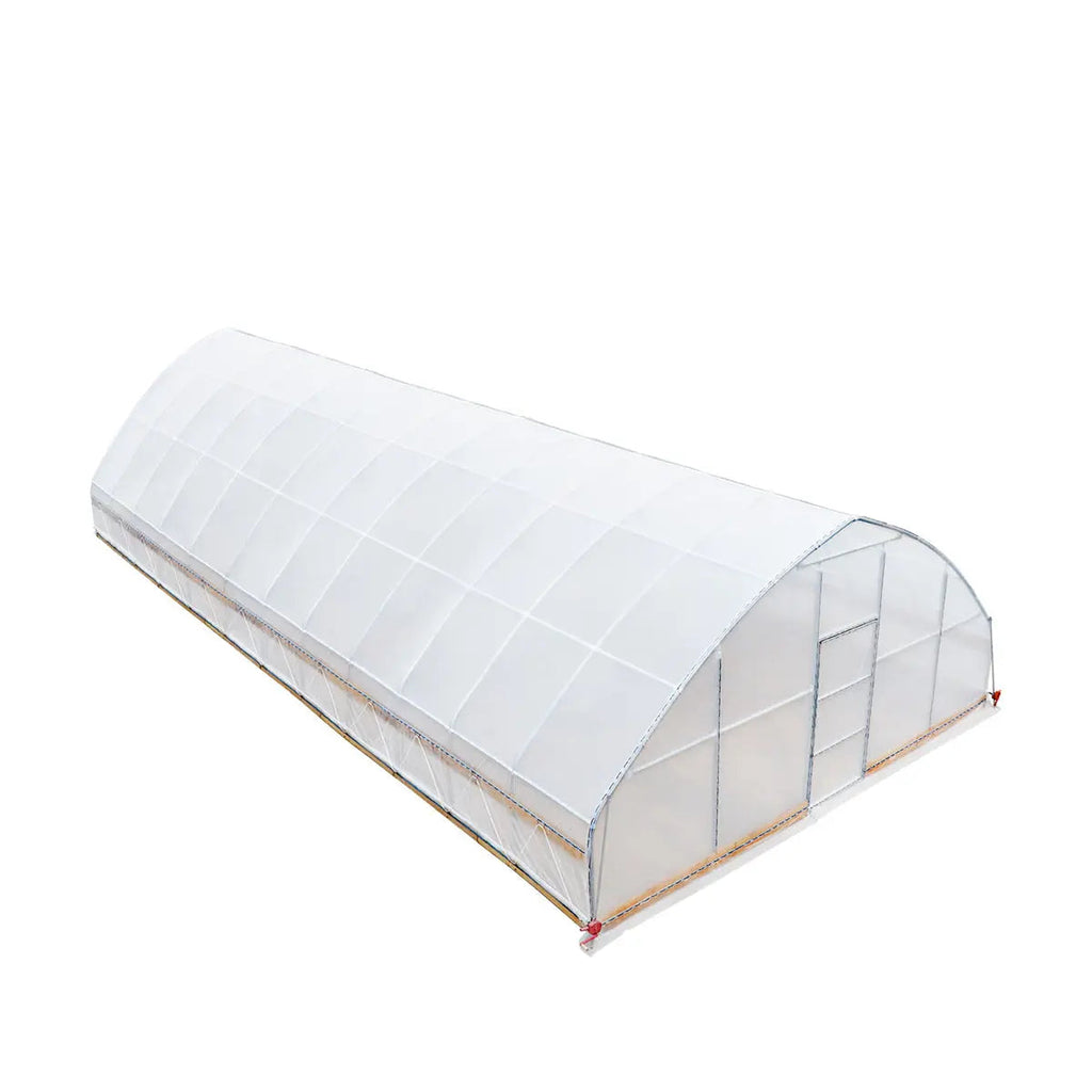 25' x 50' Tunnel Greenhouse Grow Tent w/6 Mil Clear EVA Plastic Film, Cold Frame, Hand Crank Roll-Up Sides, Peak Ceiling Roof, TMG-GH2550-V2(Previously GH2550)