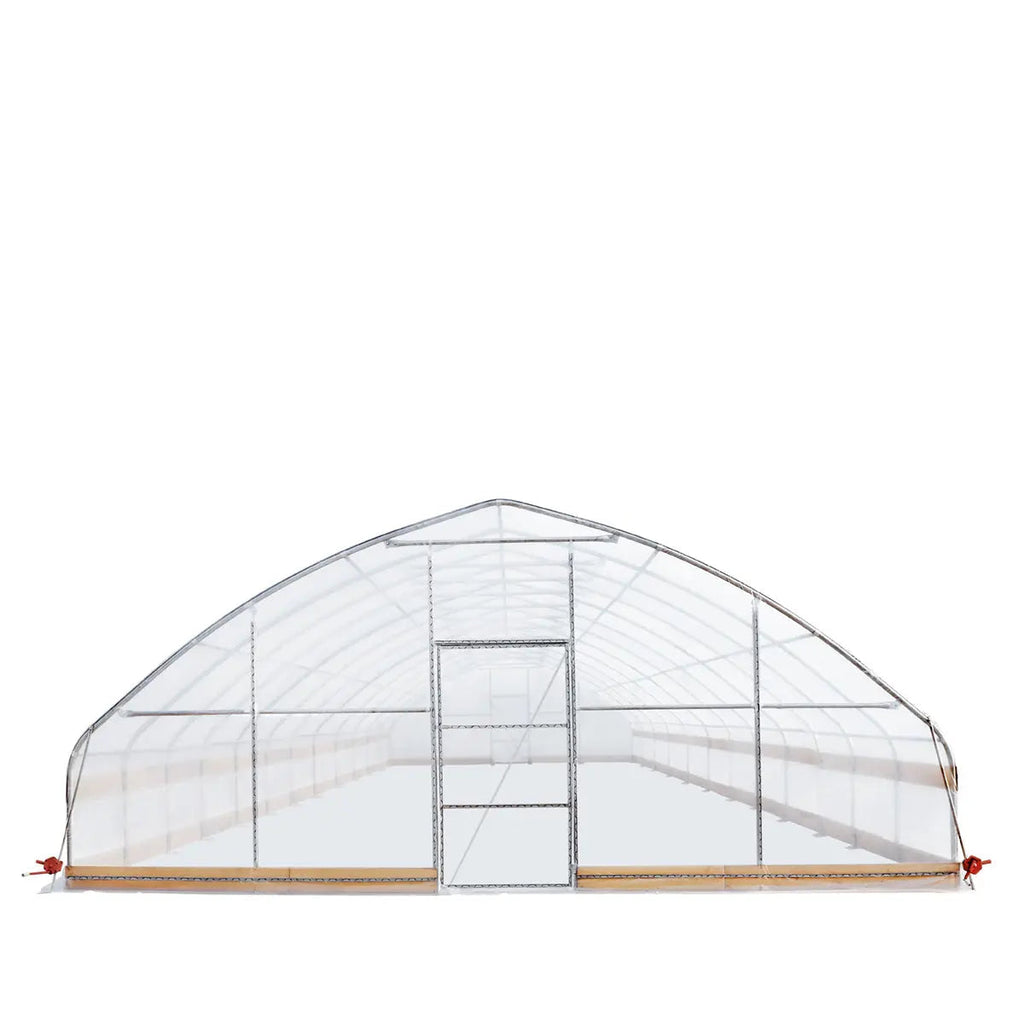 25' x 50' Tunnel Greenhouse Grow Tent w/6 Mil Clear EVA Plastic Film, Cold Frame, Hand Crank Roll-Up Sides, Peak Ceiling Roof, TMG-GH2550-V2(Previously GH2550)