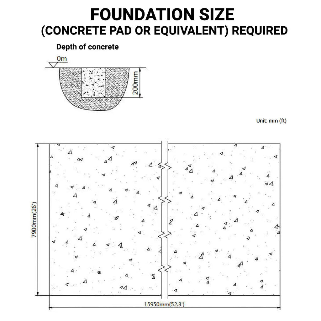 25' x 50' Tunnel Greenhouse Grow Tent w/6 Mil Clear EVA Plastic Film, Cold Frame, Hand Crank Roll-Up Sides, Peak Ceiling Roof, TMG-GH2550-V2(Previously GH2550)