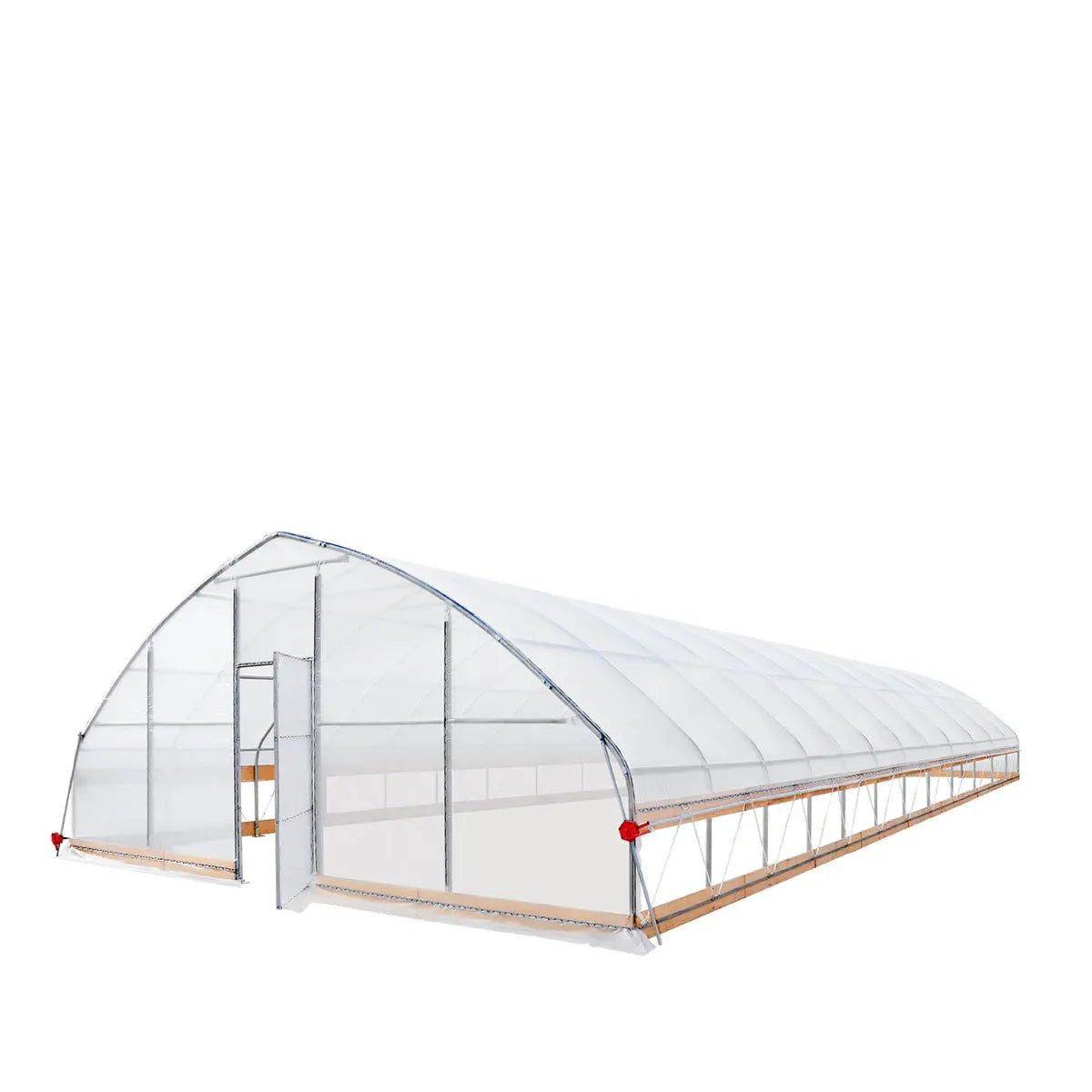 25' x 50' Tunnel Greenhouse Grow Tent w/6 Mil Clear EVA Plastic Film, Cold Frame, Hand Crank Roll-Up Sides, Peak Ceiling Roof, TMG-GH2550-V2(Previously GH2550)