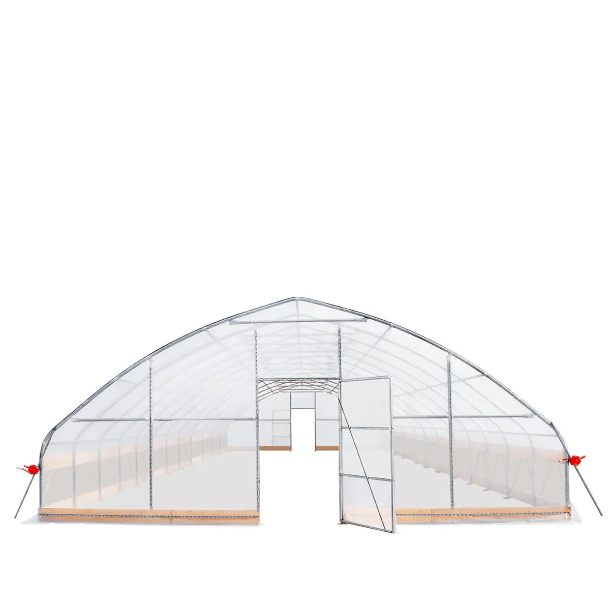 25' x 50' Tunnel Greenhouse Grow Tent w/6 Mil Clear EVA Plastic Film, Cold Frame, Hand Crank Roll-Up Sides, Peak Ceiling Roof, TMG-GH2550-V2(Previously GH2550)