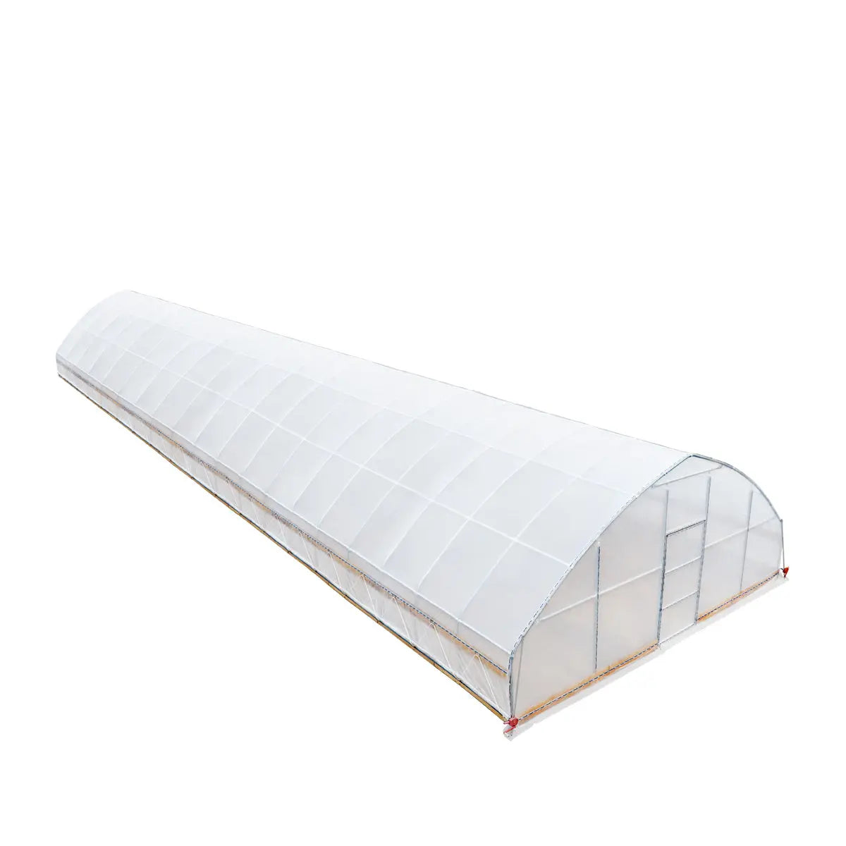 25' x 80' Tunnel Greenhouse Grow Tent w/6 Mil Clear EVA Plastic Film, Cold Frame, Hand Crank Roll-Up Sides, Peak Ceiling Roof, TMG-GH2580 (Discontinued – No Longer Available)