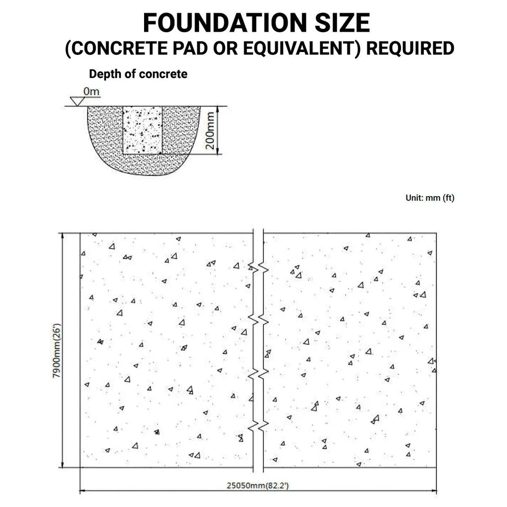 25' x 80' Tunnel Greenhouse Grow Tent w/6 Mil Clear EVA Plastic Film, Cold Frame, Hand Crank Roll-Up Sides, Peak Ceiling Roof, TMG-GH2580 (Discontinued – No Longer Available)
