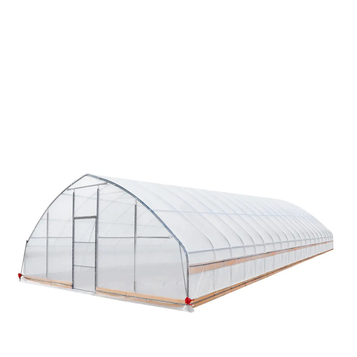 25' x 80' Tunnel Greenhouse Grow Tent w/6 Mil Clear EVA Plastic Film, Cold Frame, Hand Crank Roll-Up Sides, Peak Ceiling Roof, TMG-GH2580 (Discontinued – No Longer Available)