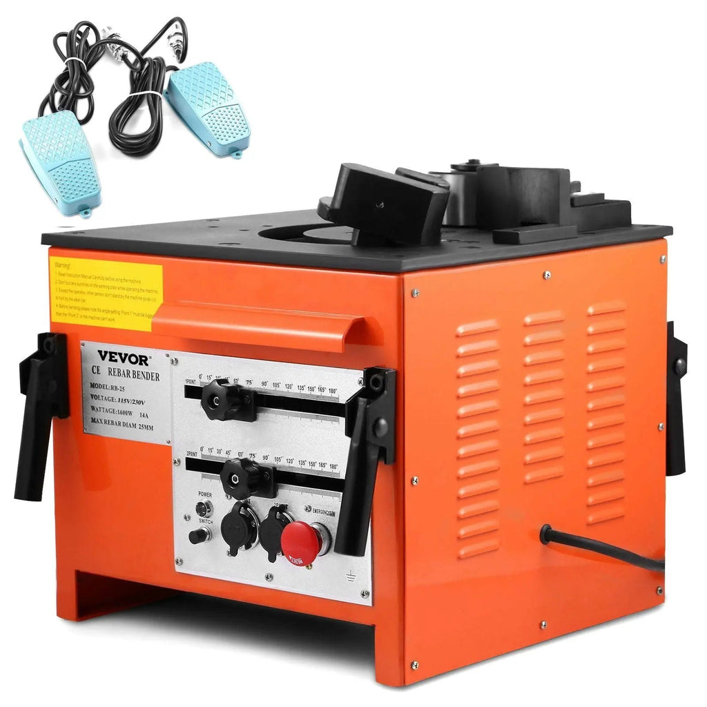 25mm Rebar Bender, Efficient Electric Tool for Bending Steel Rods, DOBA-RB25