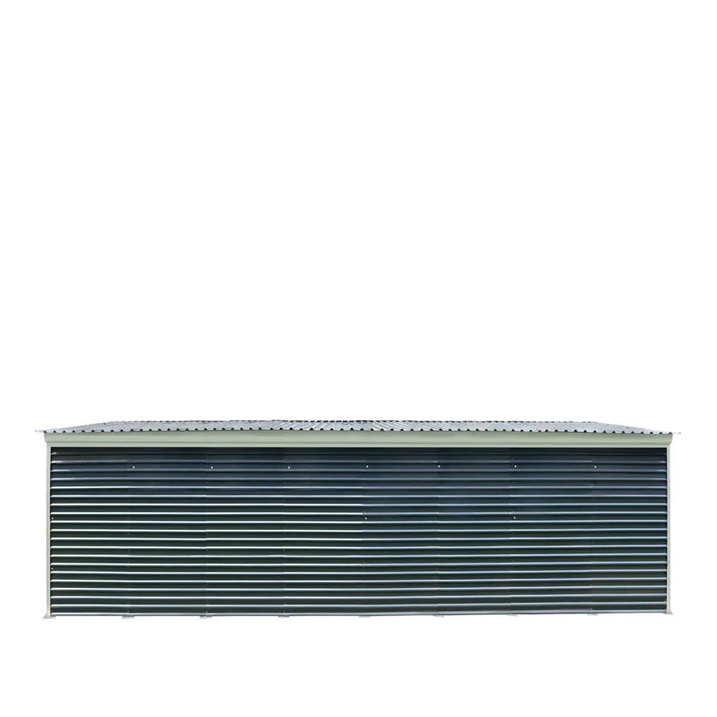 26' x 40' Metal Garage Shed, 9' High Double Front Doors, 14' Peak, 1040 Sq-Ft TMG-MS2640