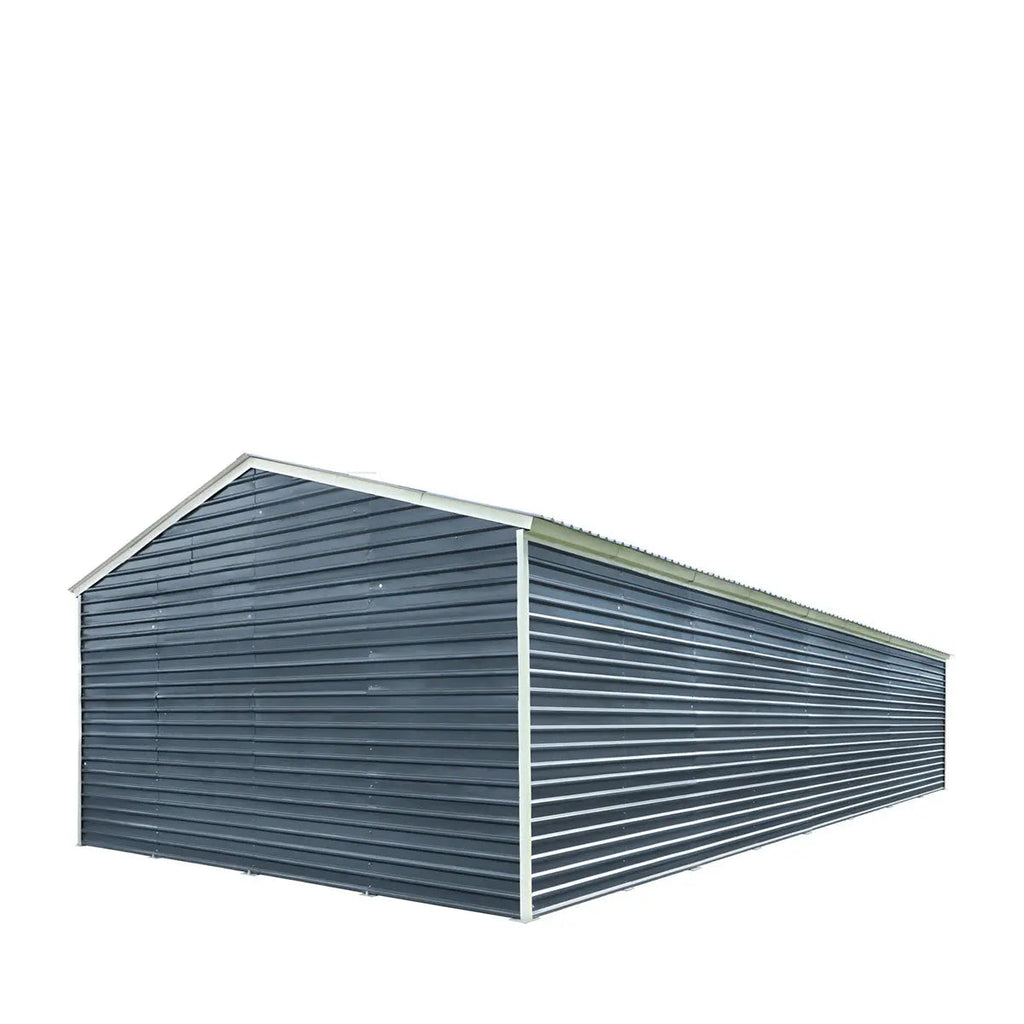 26' x 40' Metal Garage Shed, 9' High Double Front Doors, 14' Peak, 1040 Sq-Ft TMG-MS2640