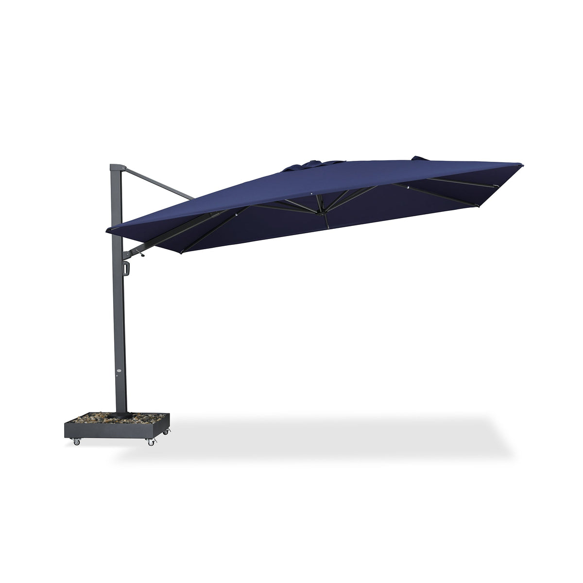 PURPLE LEAF Heavy Duty Cantilever Patio Umbrella Extra Large Outdoor Umbrella for Yard, Garden, Pool