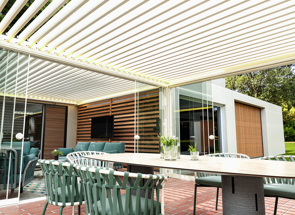 FlexPatio POWER+ PRO Gen 2 Motorized Pergola