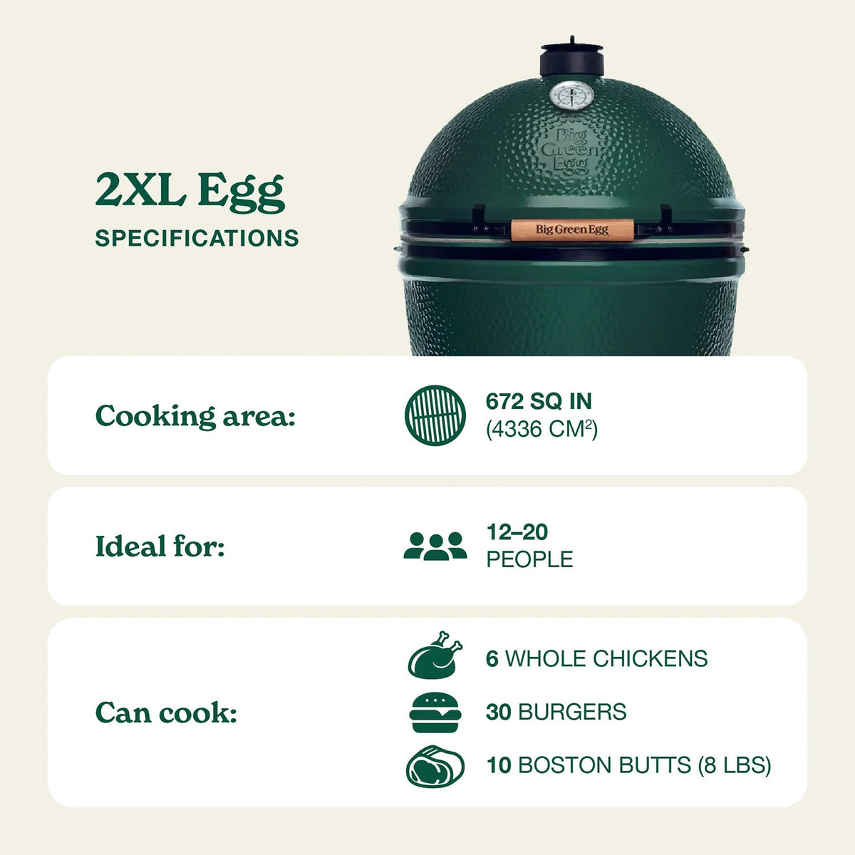 2XL Big Green Egg