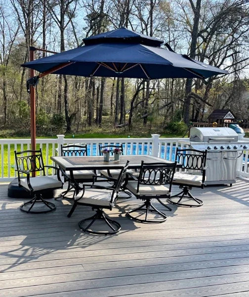 PURPLE LEAF Outdoor Retractable Pergola with Sun Shade Canopy Cover White Patio Metal Shelter for Garden With Curtains