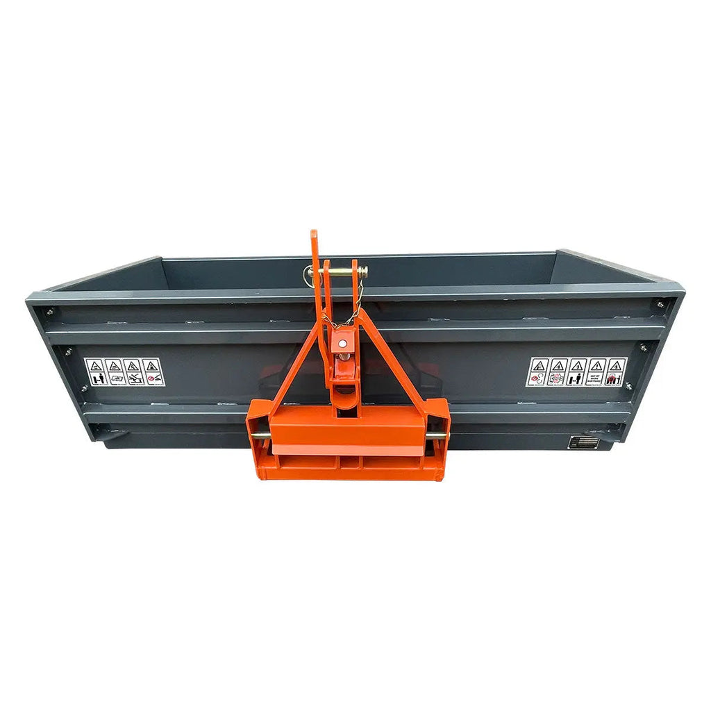 3 Point Hitch Transport Box, Manual Tipping, 25-30 HP Tractors, TMG-TBK36