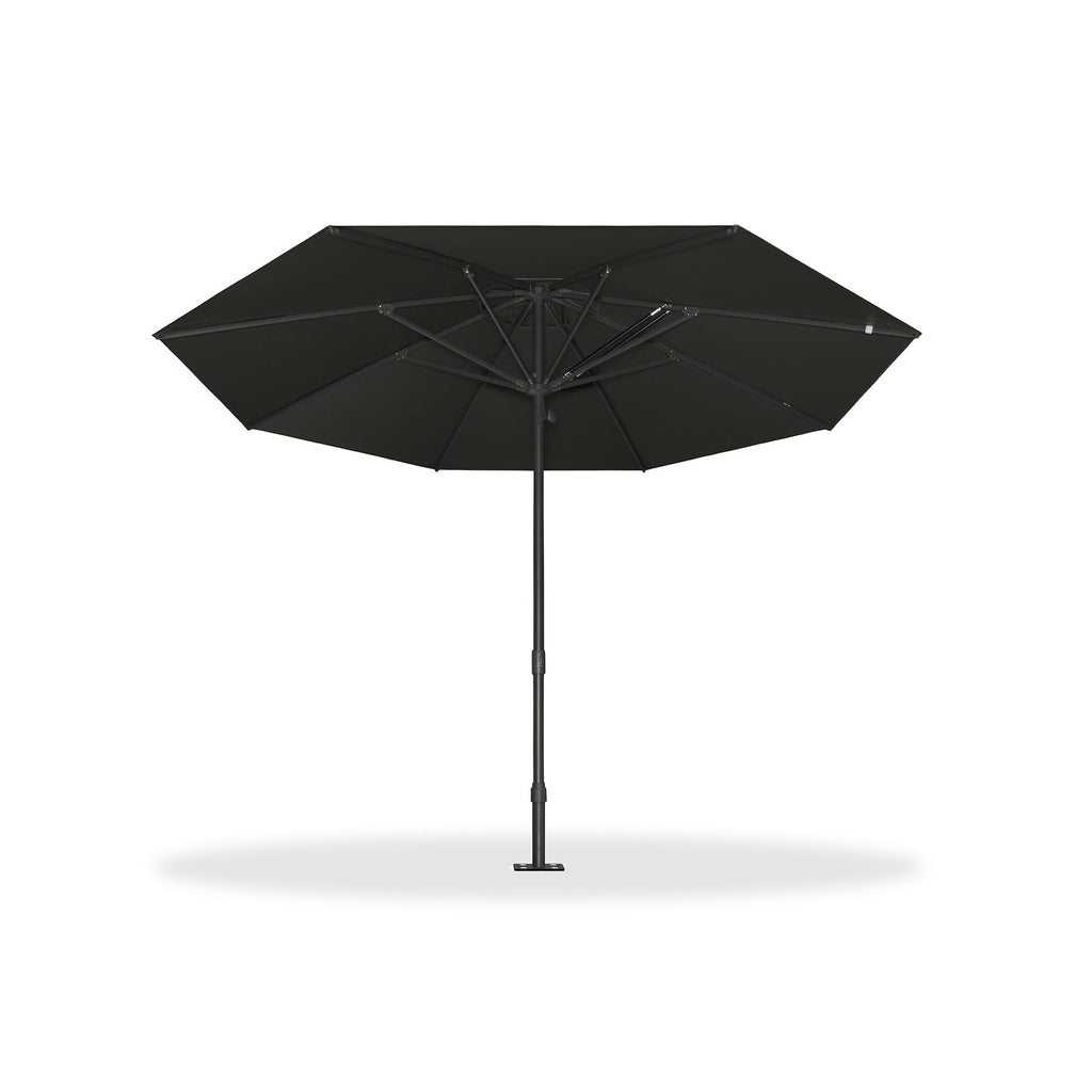 PURPLE LEAF Luxury Market Umbrella Heavy-Duty Commercial Hydraulic Semi-Automatic Patio Umbrella