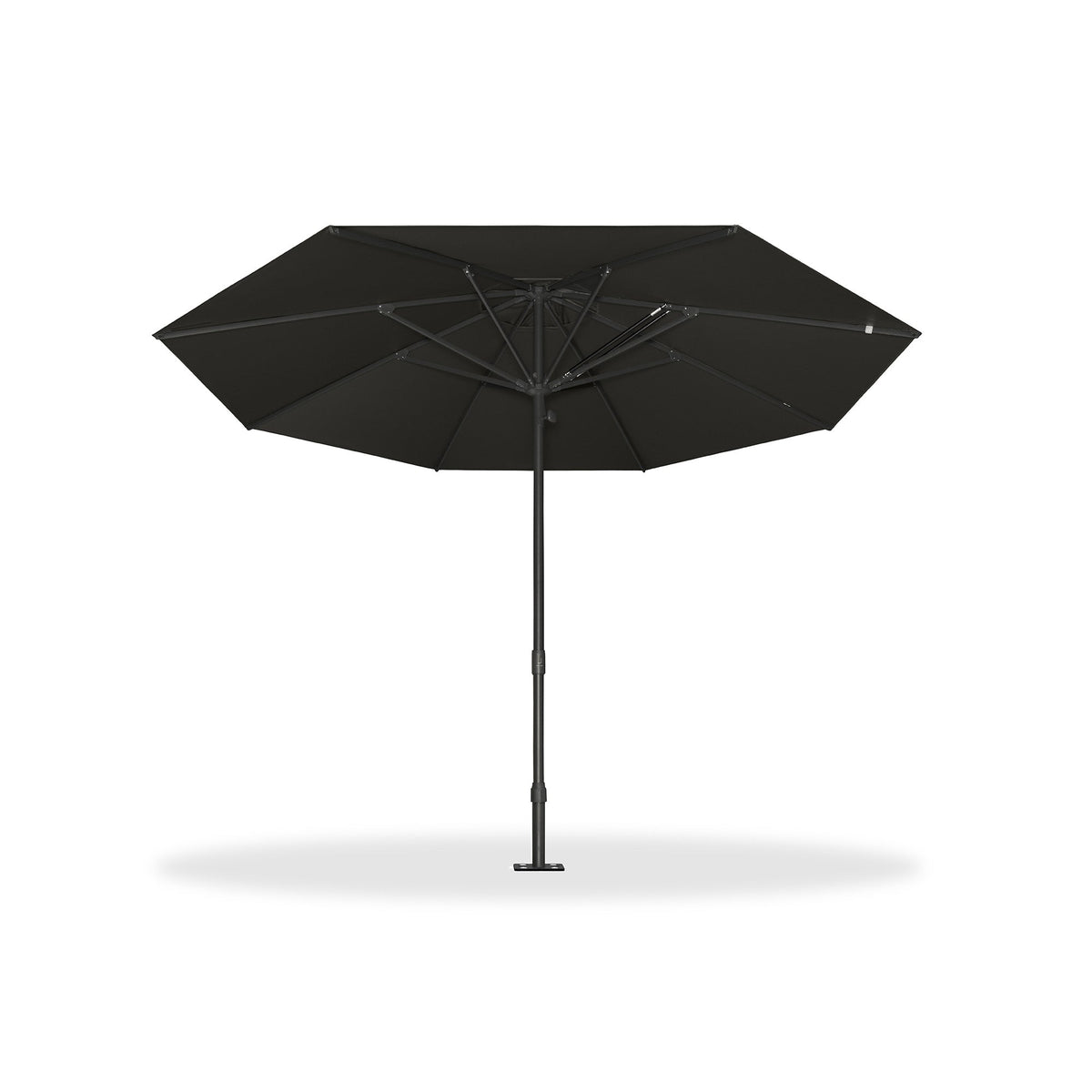 PURPLE LEAF Luxury Market Umbrella Heavy-Duty Commercial Hydraulic Semi-Automatic Patio Umbrella