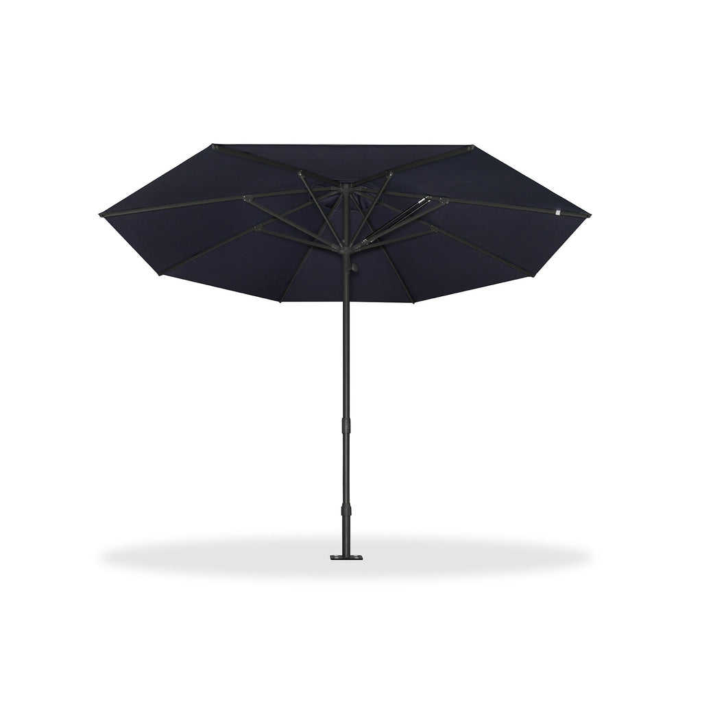 PURPLE LEAF Luxury Market Umbrella Heavy-Duty Commercial Hydraulic Semi-Automatic Patio Umbrella