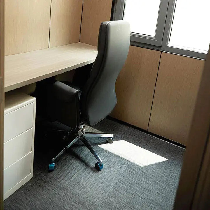 30' Custom Built Steel Container Office, Working Area & Manager's Office, 1 Leather Office Chair, 4 Ergonomic Office Chairs, TMG-SCO30