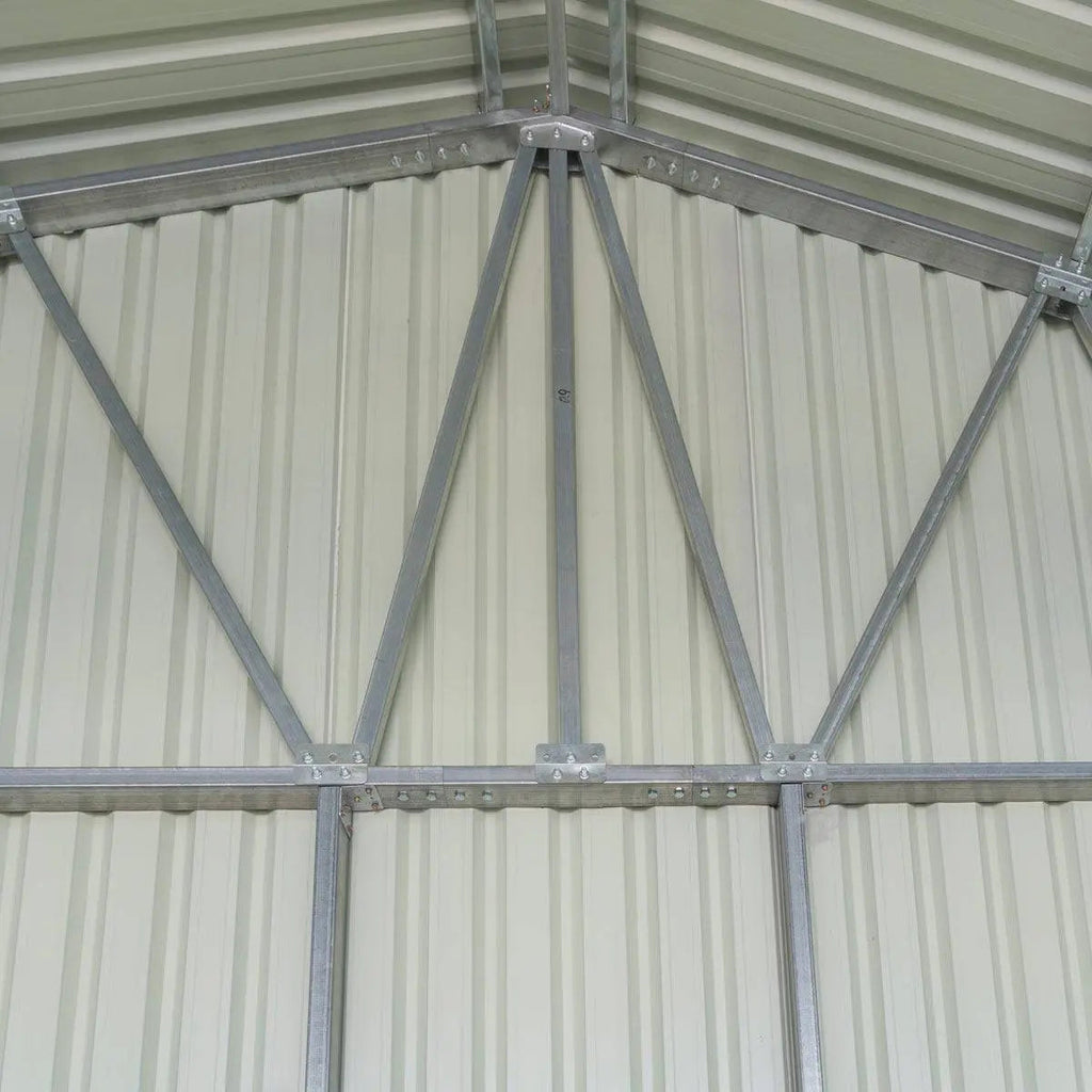 30' x 40' Metal Garage Shed, 11' High Double Front Doors, 17' Peak, 1260 Sq-Ft TMG-MS3040
