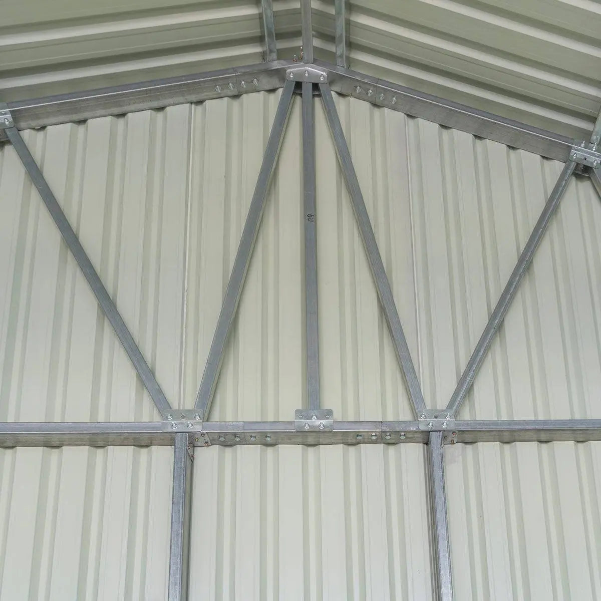 30' x 40' Metal Garage Shed, 11' High Double Front Doors, 17' Peak, 1260 Sq-Ft TMG-MS3040
