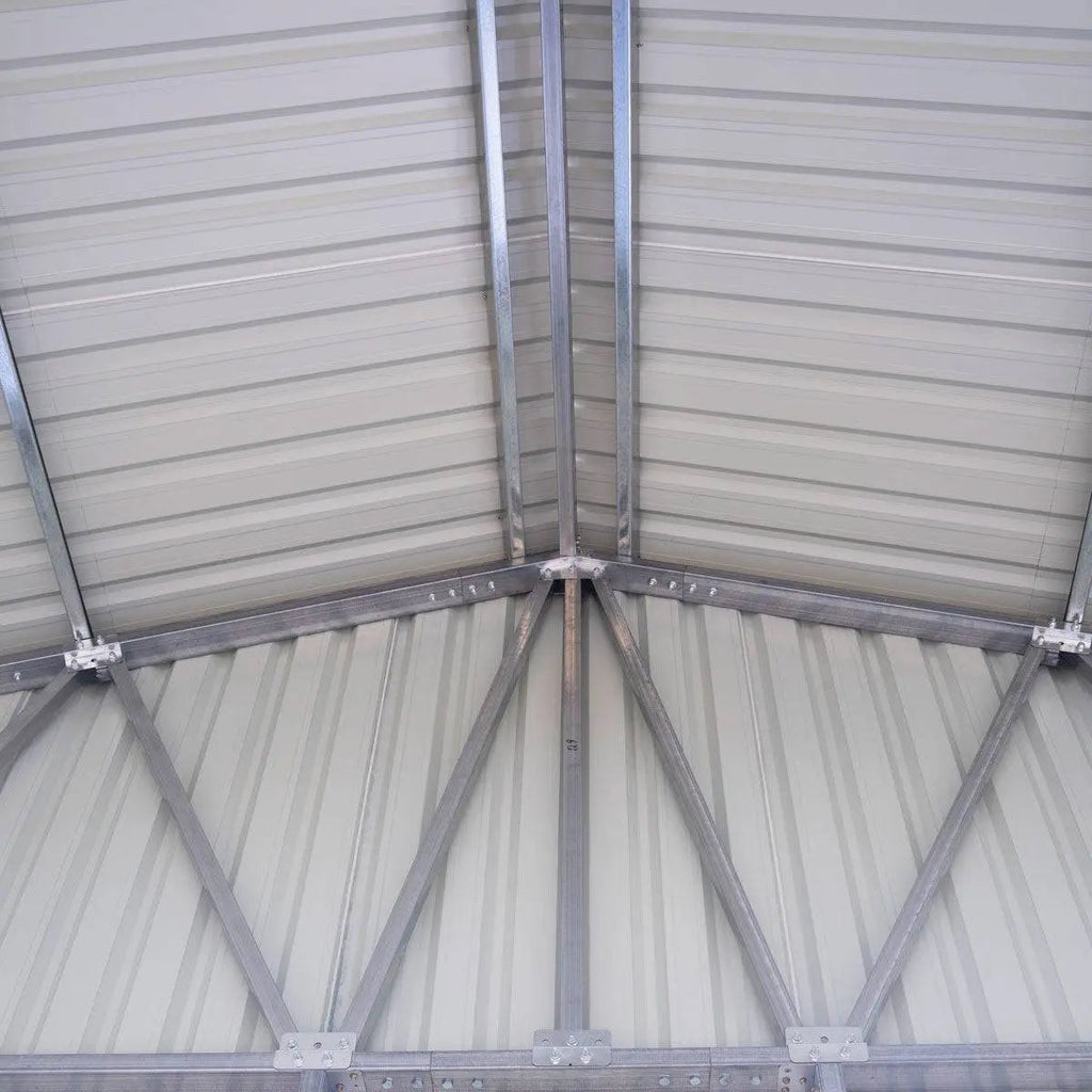 30' x 40' Metal Garage Shed, 11' High Double Front Doors, 17' Peak, 1260 Sq-Ft TMG-MS3040