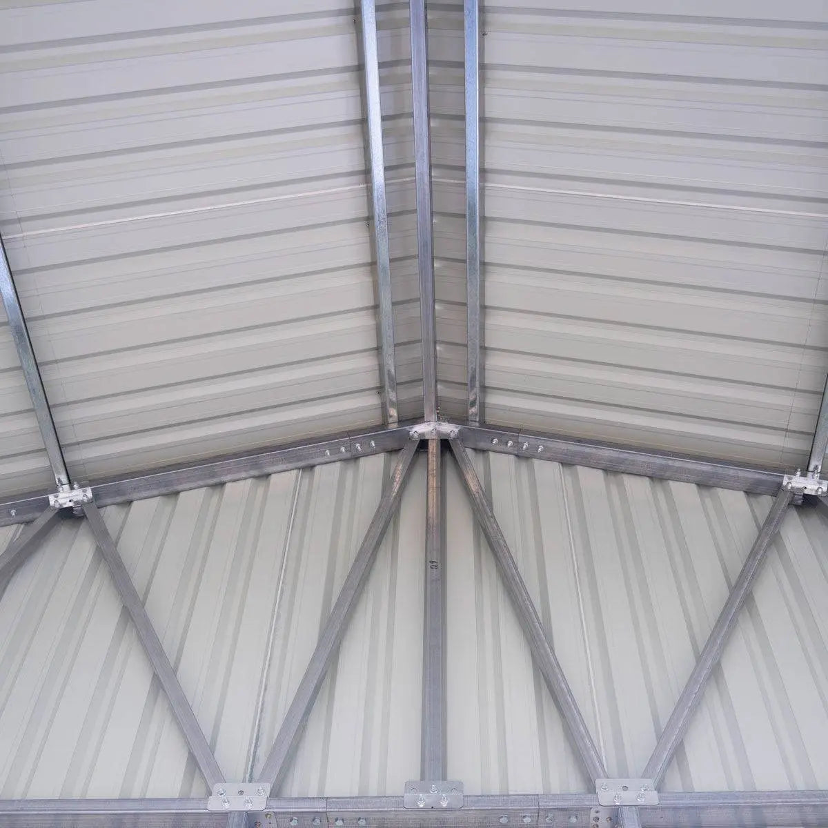 30' x 40' Metal Garage Shed, 11' High Double Front Doors, 17' Peak, 1260 Sq-Ft TMG-MS3040