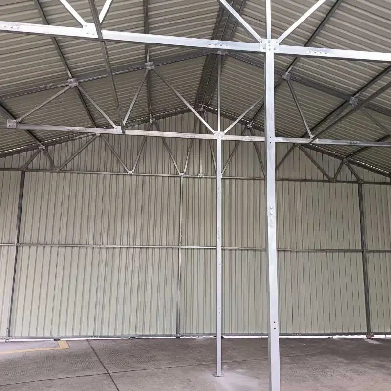 30' x 40' Metal Garage Shed, 11' High Double Front Doors, 17' Peak, 1260 Sq-Ft TMG-MS3040