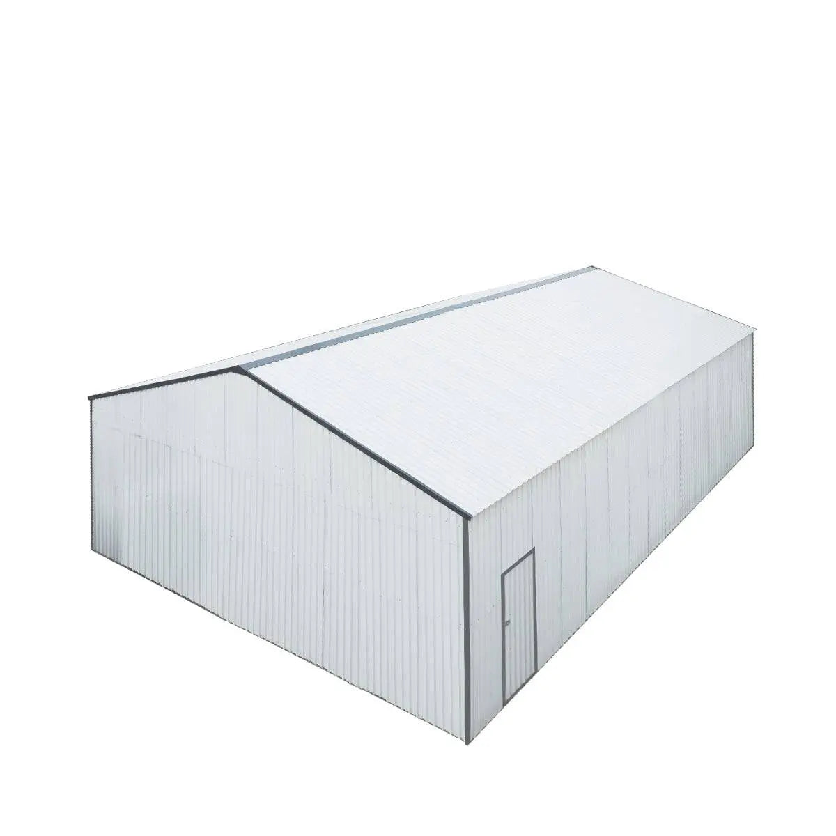 30' x 40' Metal Garage Shed, 11' High Double Front Doors, 17' Peak, 1260 Sq-Ft TMG-MS3040