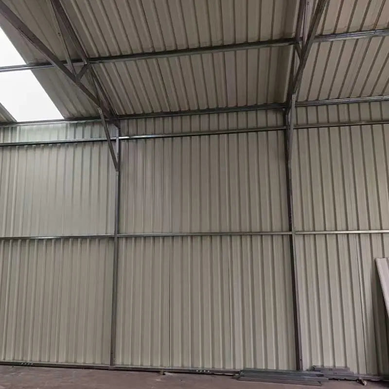 30' x 40' Metal Garage Shed, 11' High Double Front Doors, 17' Peak, 1260 Sq-Ft TMG-MS3040